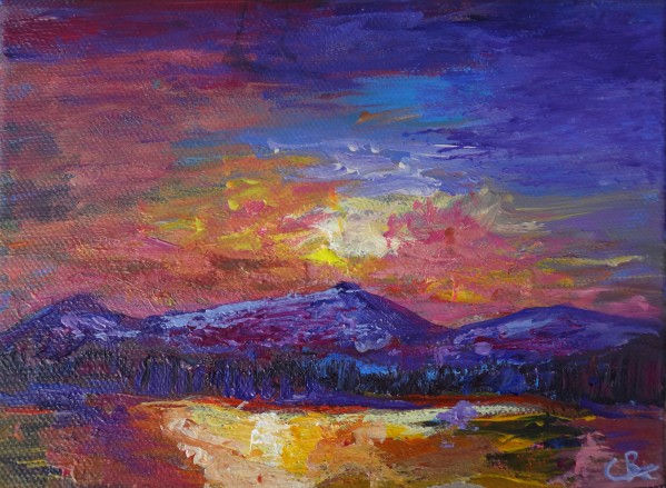 Longs Peak Sunset Print