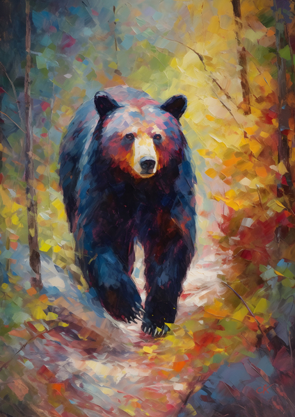 Autumn Stroll: A Smoky Mountain Encounter by Chris Rutledge