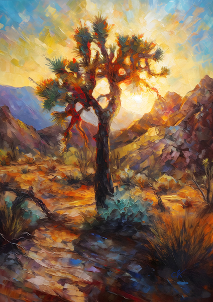 Desert Twilight at Joshua Tree National Park by Chris Rutledge