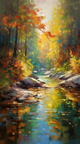 Creeks Solitude Print