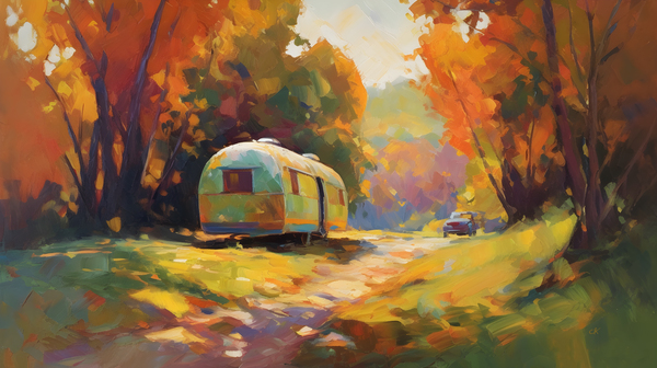 Autumn Refuge: A Campers Impressionist Journey by Chris Rutledge