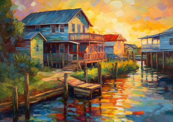 The Timeless Banks: A Sunset Overture at the Outer Banks by Chris Rutledge