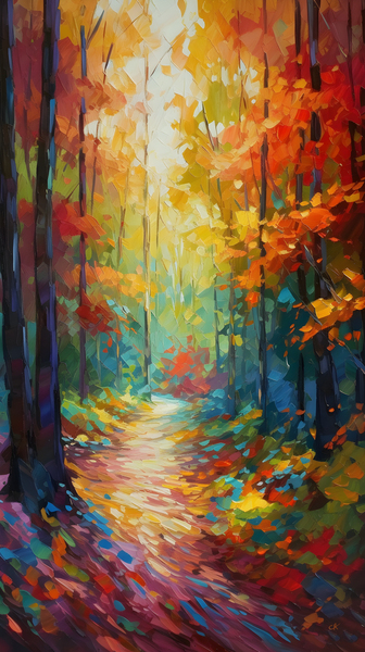Autumn Trail Solitude by Chris Rutledge