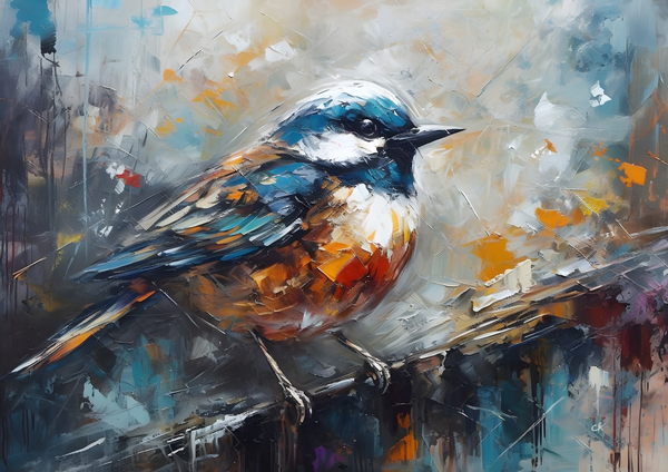 The Perched Sparrow by Chris Rutledge