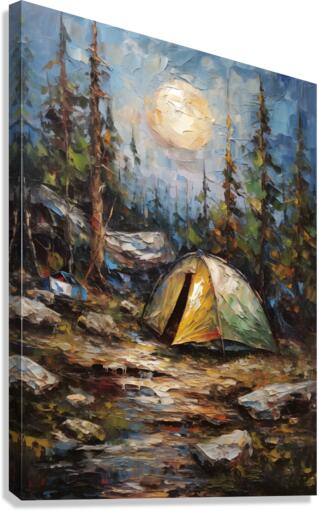 Moonlit Solitude Canvas Print