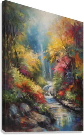Whispering Waterfall Canvas Print