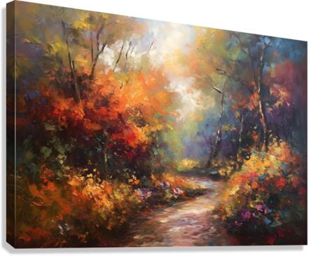 Pathway through Paradise Canvas Print