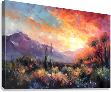 Desert Twilight Canvas Print