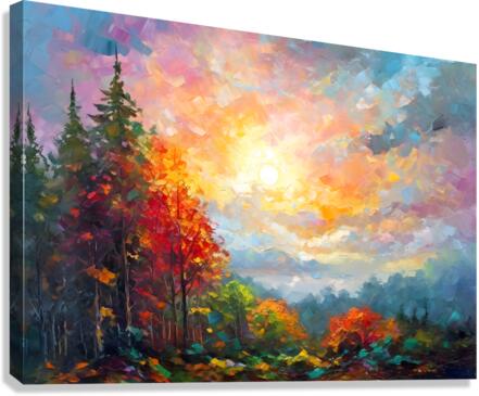 NC mountains2 Canvas Print