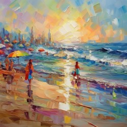South Beach Summer Sunset