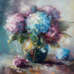 Pastel Hydrangea Serenity