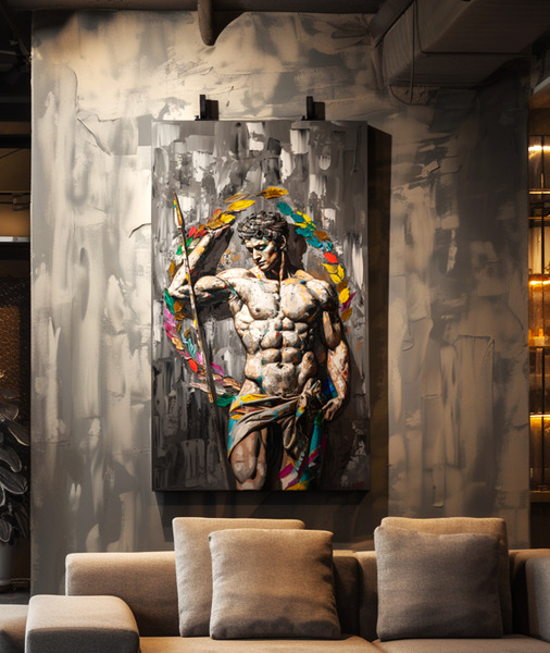 006 AI1 3 Adonis masterpiece of ancient sculpture Print