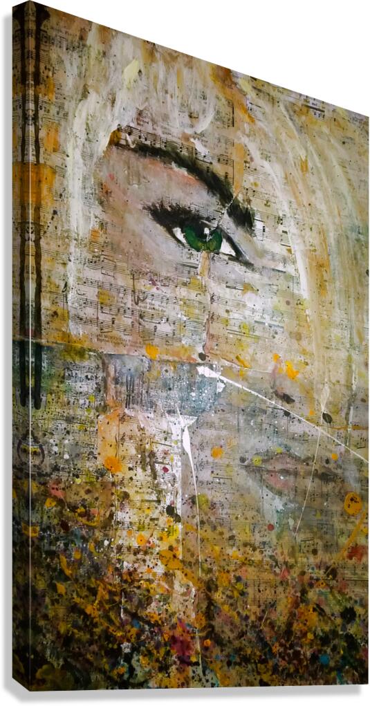 Into Her Mind Canvas Print