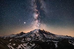 Eruption at Mt. Rainier