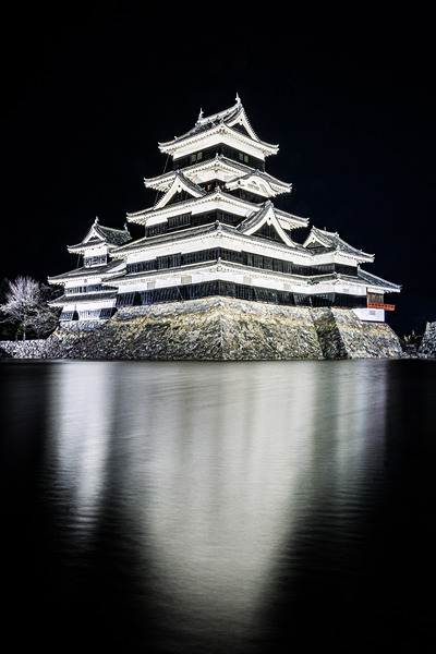 Matsumoto Castle at Night 1 Print