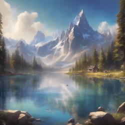 Nestled majestically within the cradle of towerin