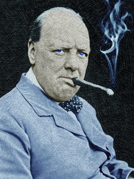 Winston Churcill Print