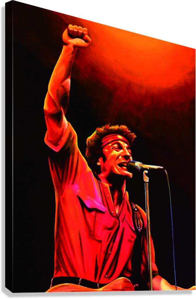 bruce springten Canvas Print