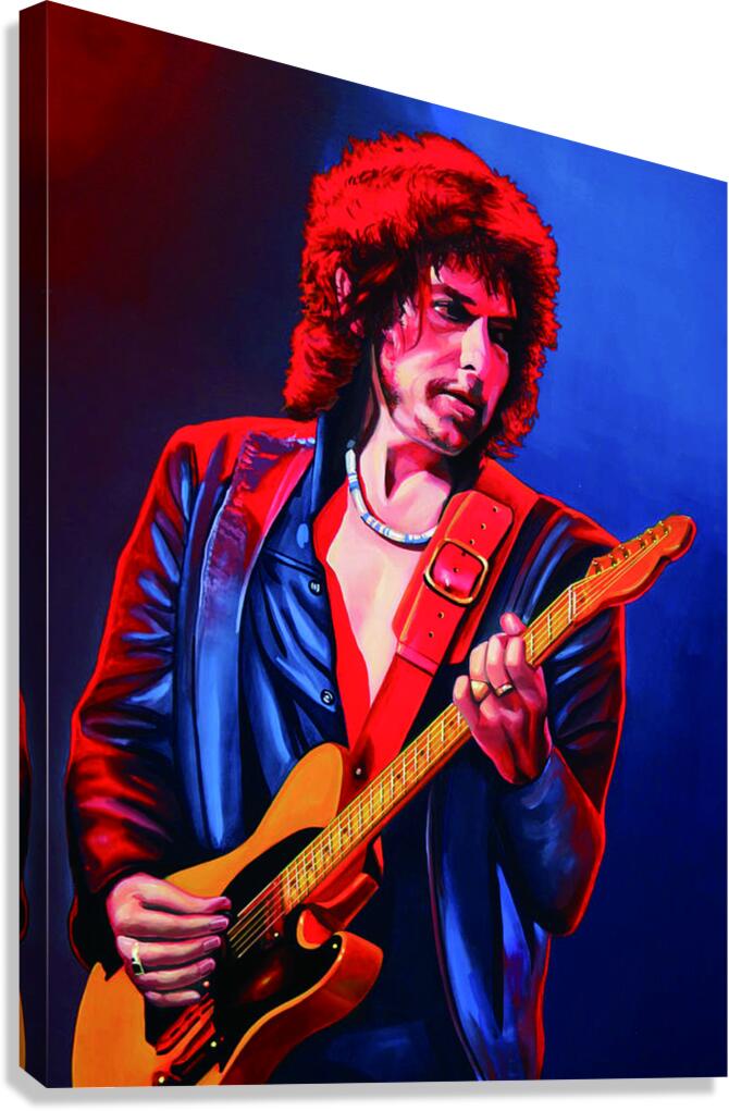Bob Dylan 2 Canvas Print