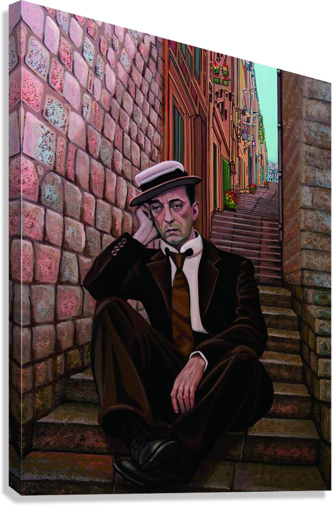 Buster Keaton Canvas Print