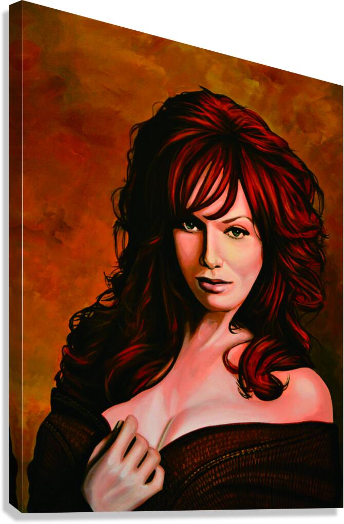 Christina Hendricks Canvas Print