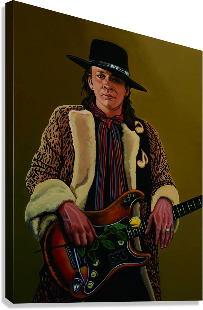 Stevie Ray Canvas Print
