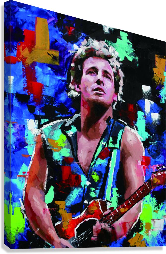 bruce springsteen Canvas Print