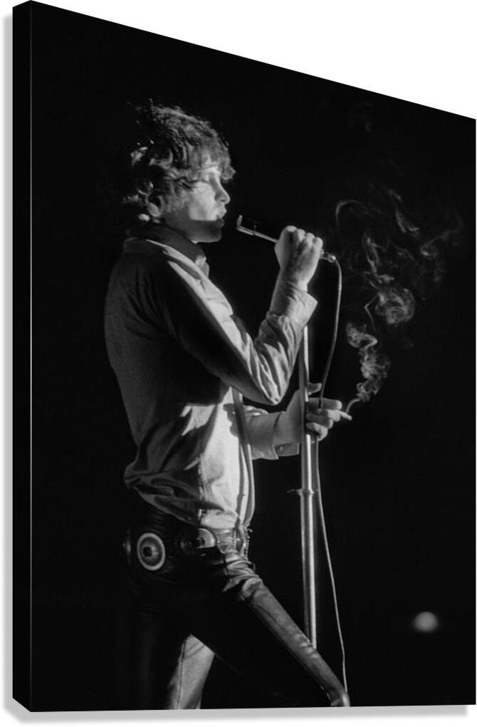 jim morrison live michael Canvas Print