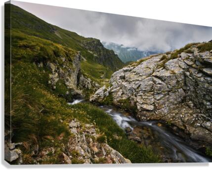 Waters flow Canvas Print