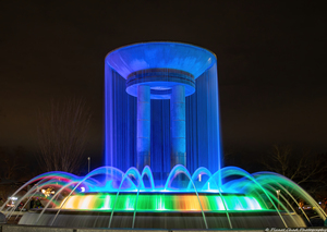 Holiday Fountain In Cary NC