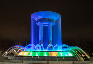 Holiday Fountain In Cary NC