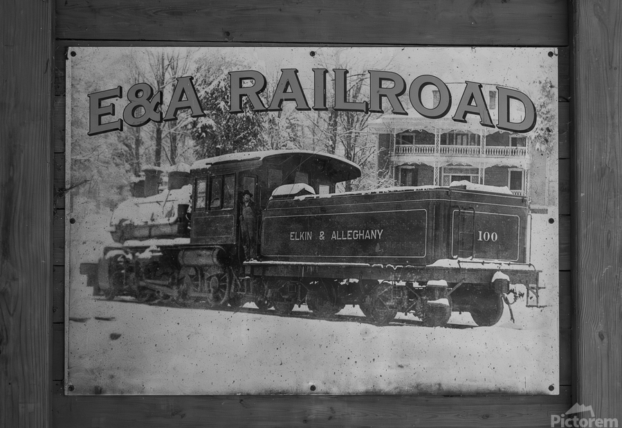 Elkin Railroad Sign by Chad Meyer Wall Art