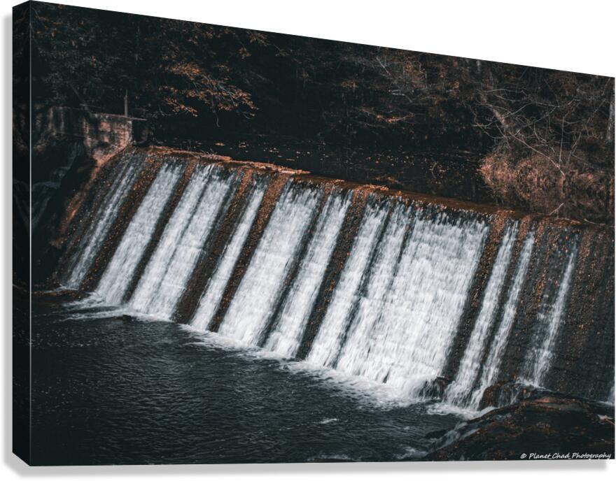 Big Elkin Creek Dam  Canvas Print