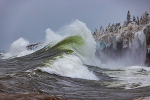 Spring Storm on Lake Superior