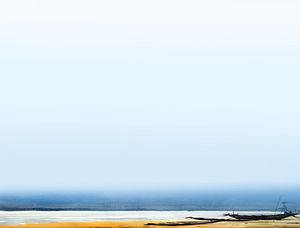 Winter Misty Seashore & Fishing Boats