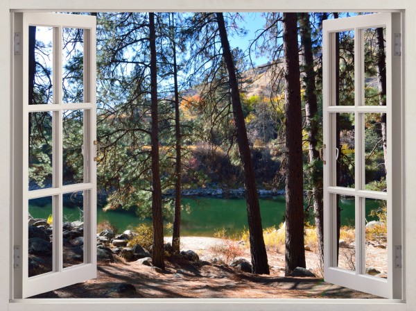 Sandy River Bank Afternoon Walk Print