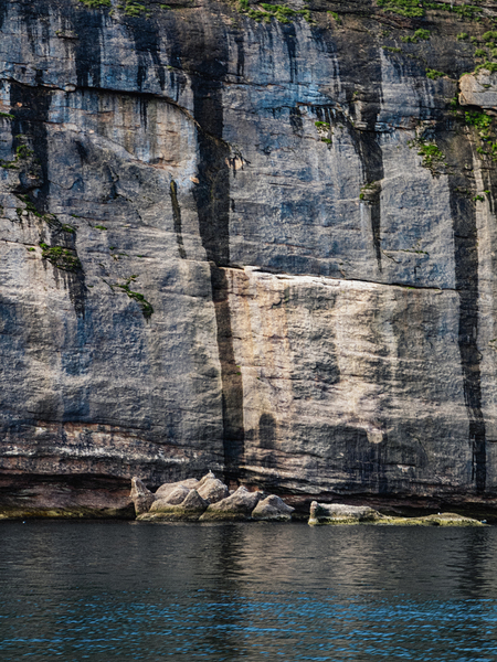 ABSTRACT CLIFFS NO.2 by Jean Mathieu Roy