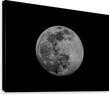 Moon Crossing Canvas Print