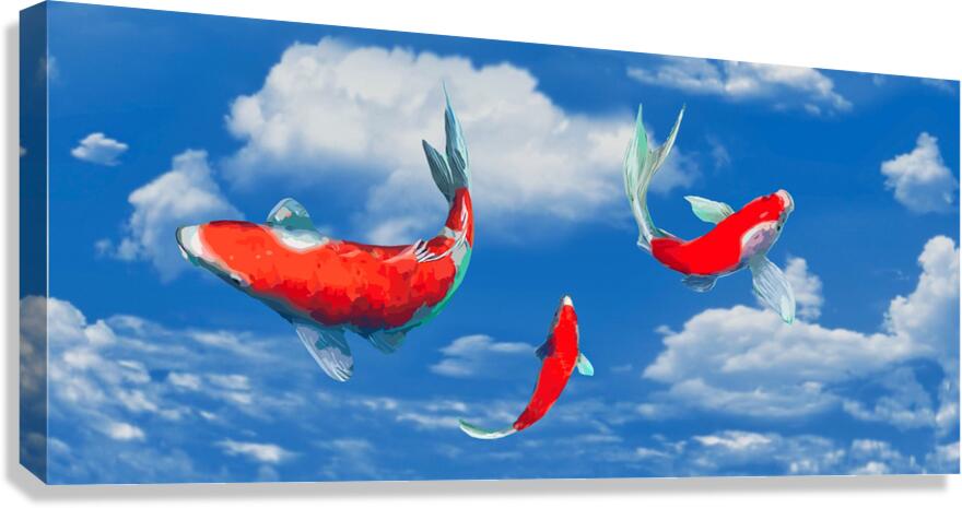 Sky Koi Canvas Print