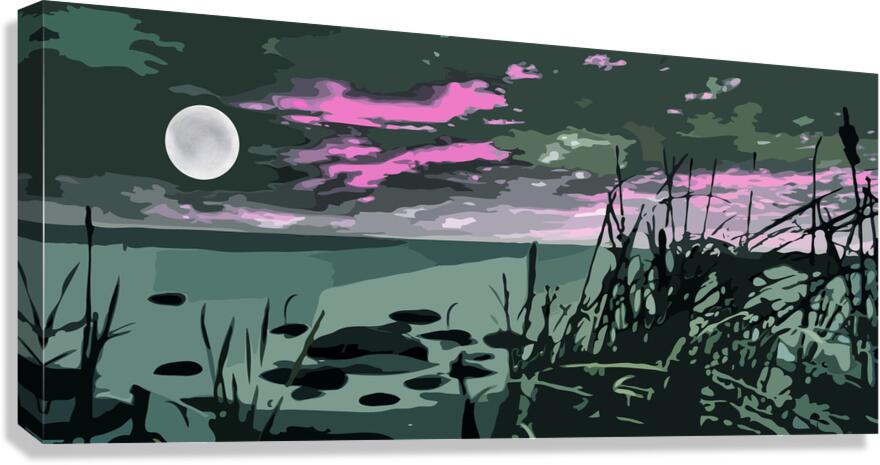 Cotton Candy Cove Canvas Print