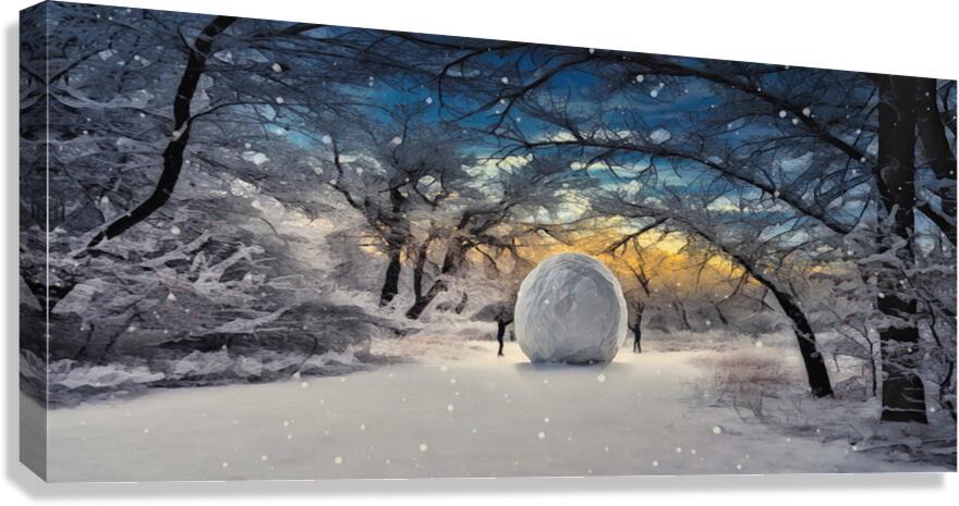 Snow Day Canvas Print
