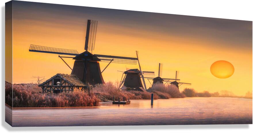 Kinderdijk Canvas Print