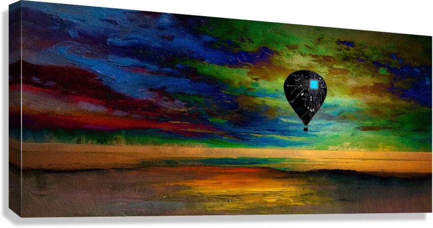Digital Balloon Canvas Print