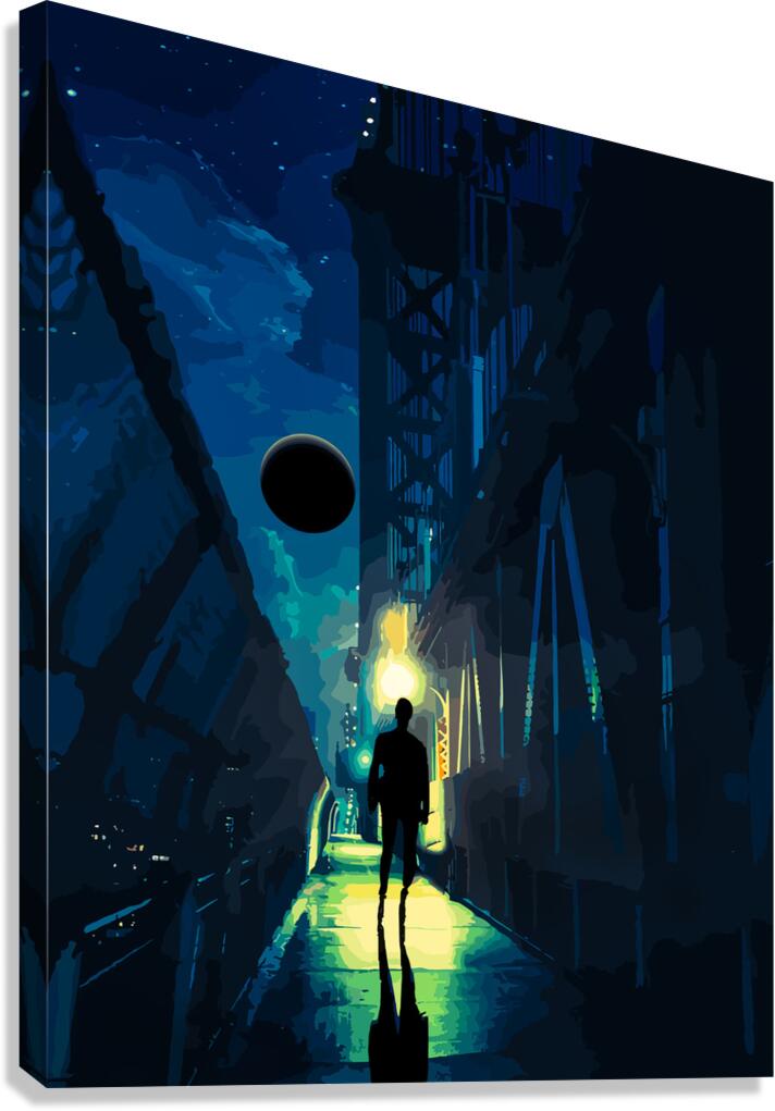 Man From Null Canvas Print
