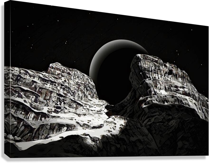 Dark Wadi Canvas Print