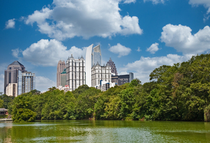 Atlanta From Piedmont Park