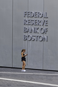 Woman at Federal Reserve Bank of Boston