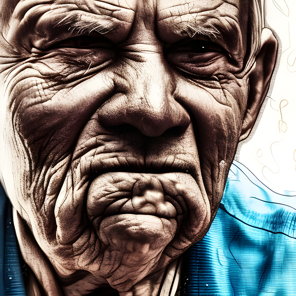 AI Generated of an Old Man by Darryl Brooks