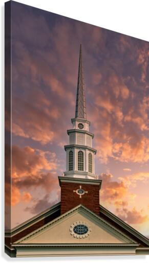 Steeple2_Luminar4 edit Canvas Print