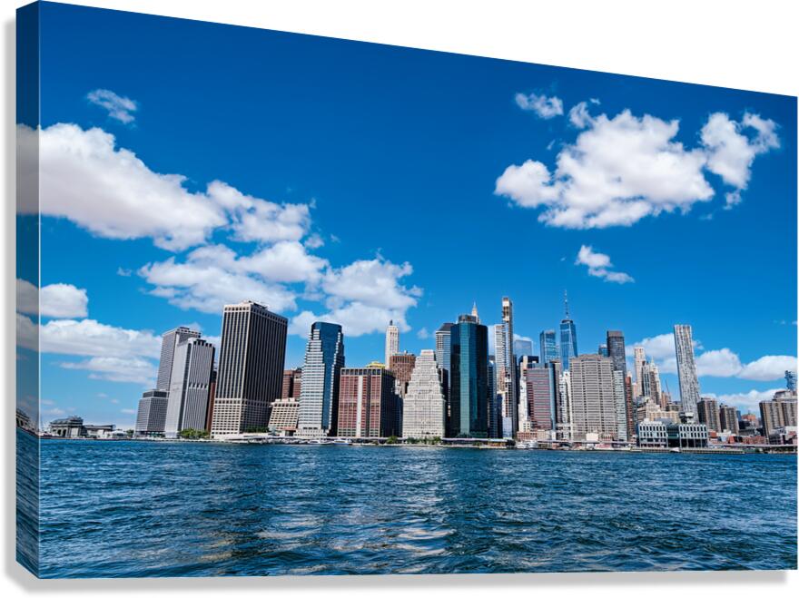 New York City from Brooklyn Canvas Print